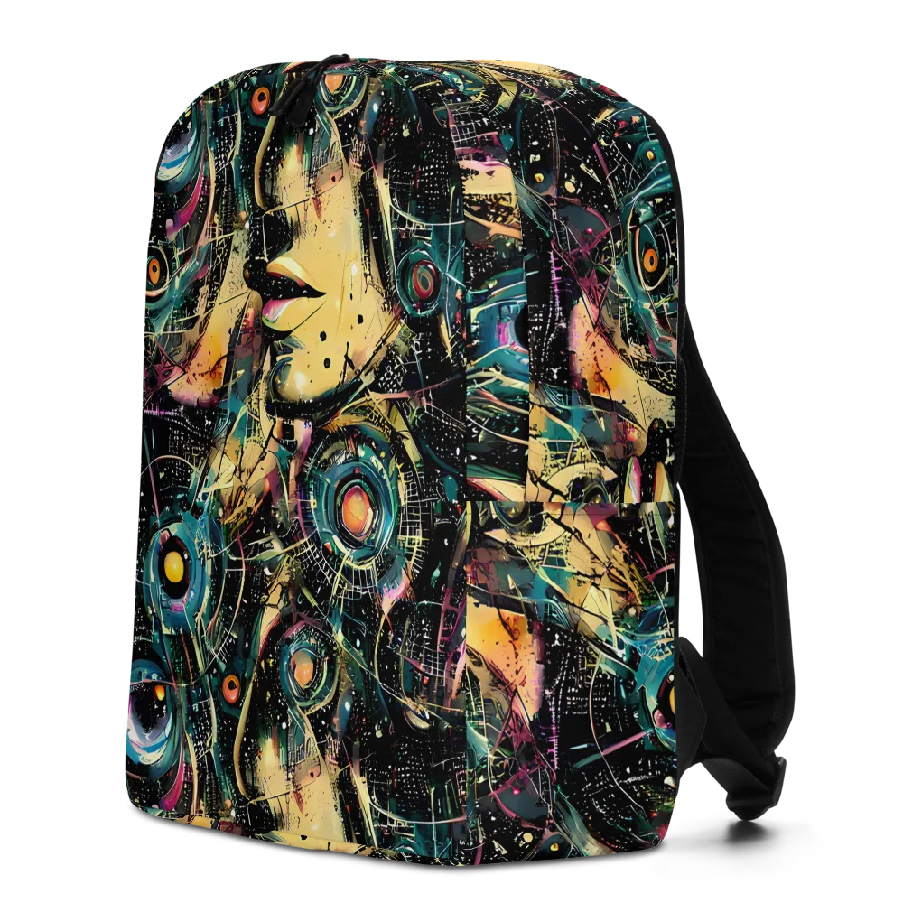 Celestial Echoes on Minimalist Backpack — Left