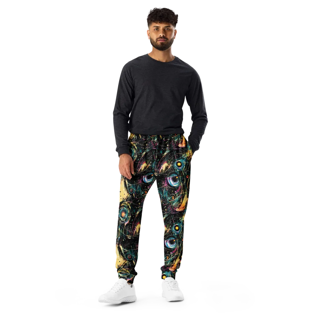 Celestial Echoes on Men's Joggers — Front