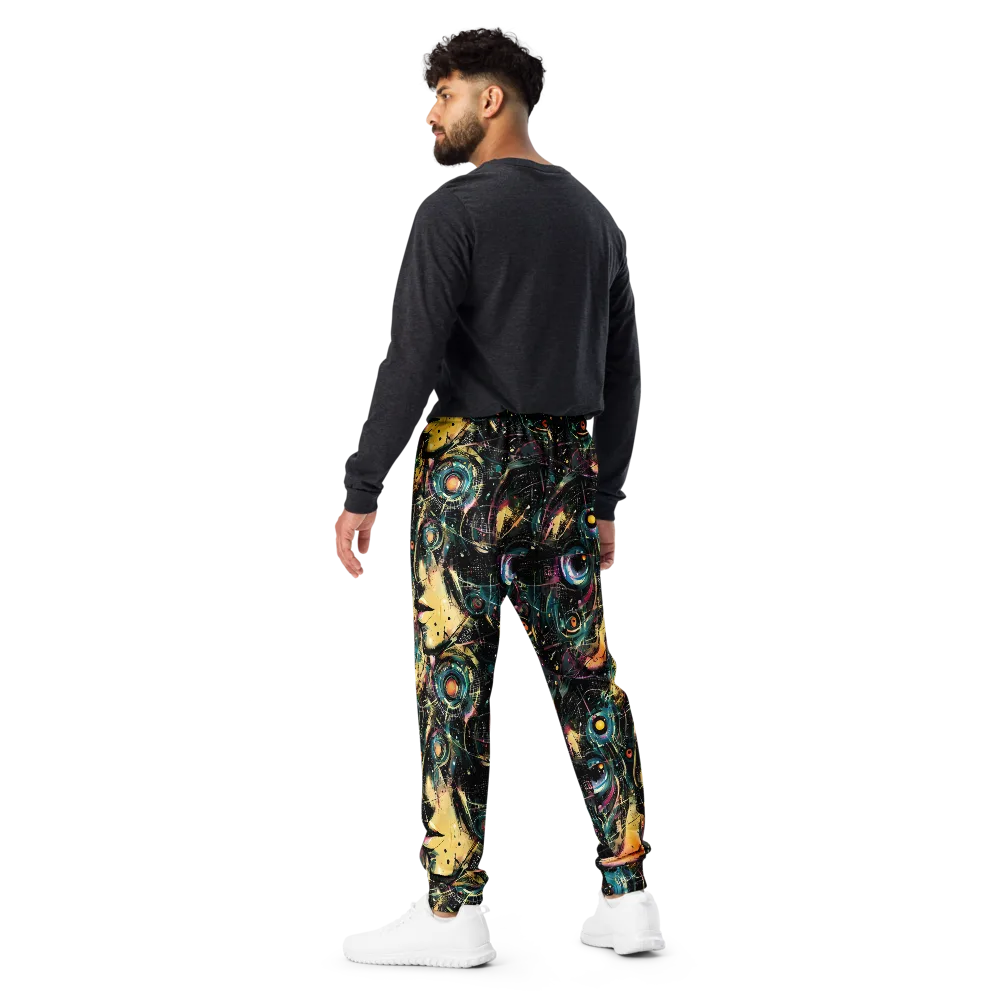 Celestial Echoes on Men's Joggers — Back