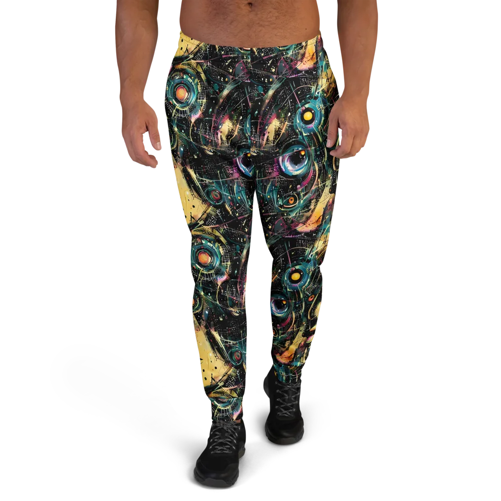 Celestial Echoes on Men's Joggers — Front
