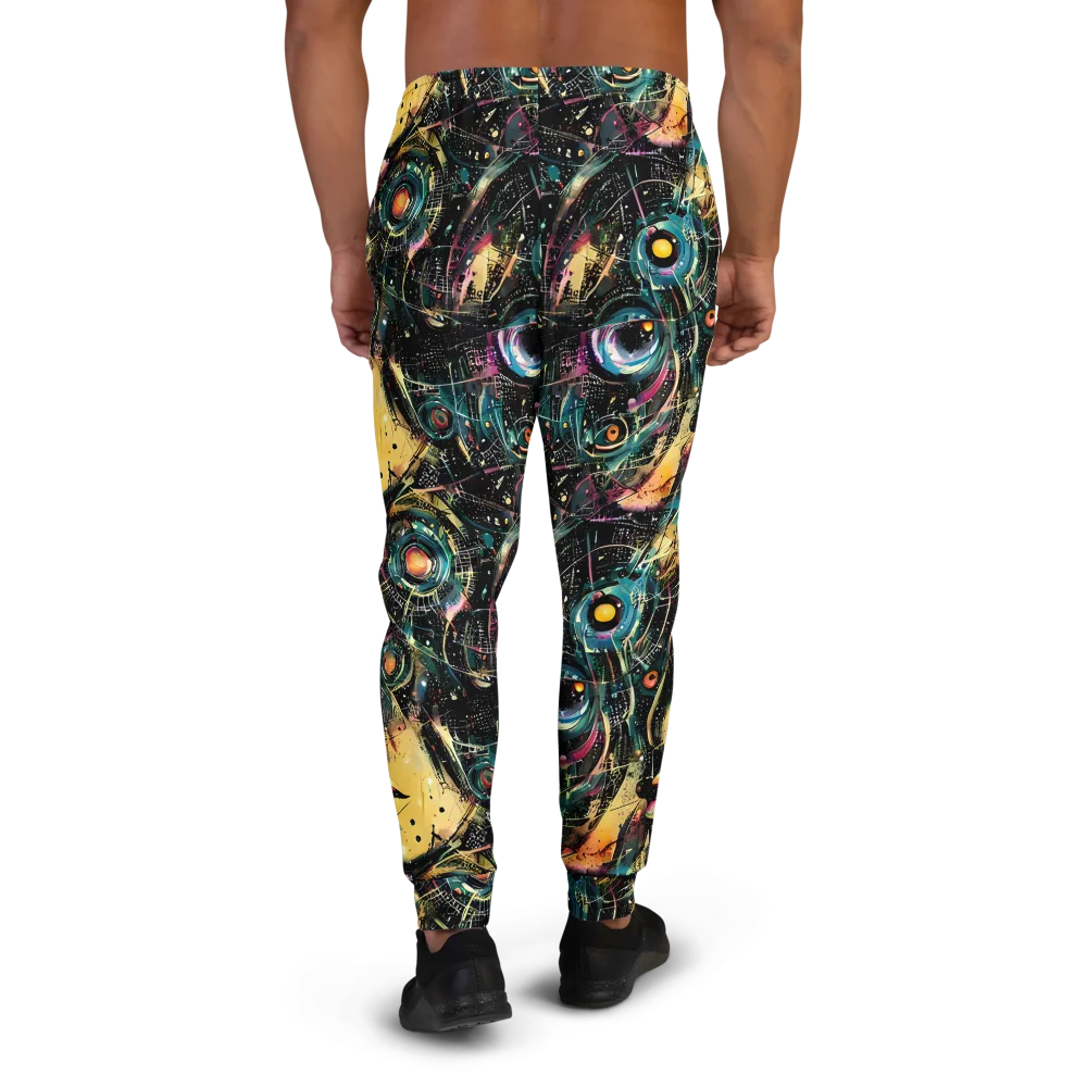 Celestial Echoes on Men's Joggers — Back