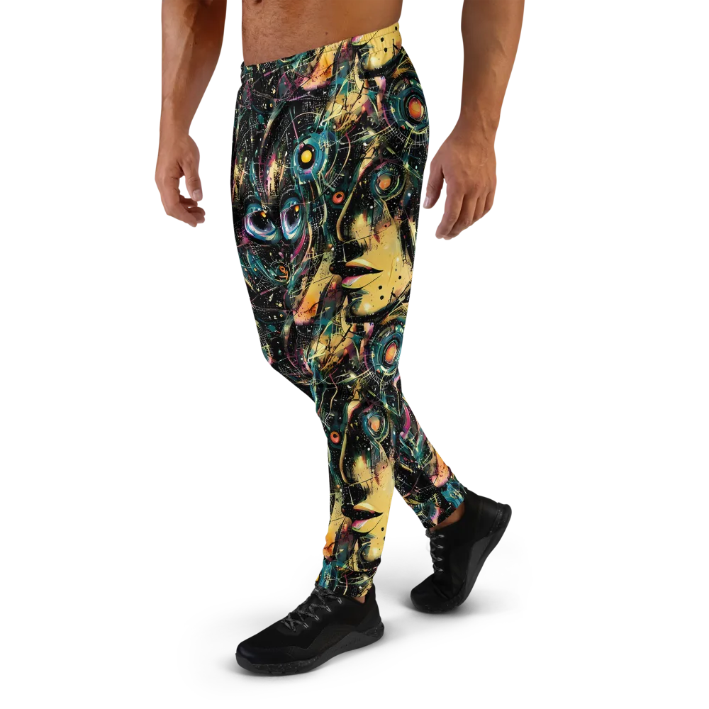 Celestial Echoes on Men's Joggers — Left