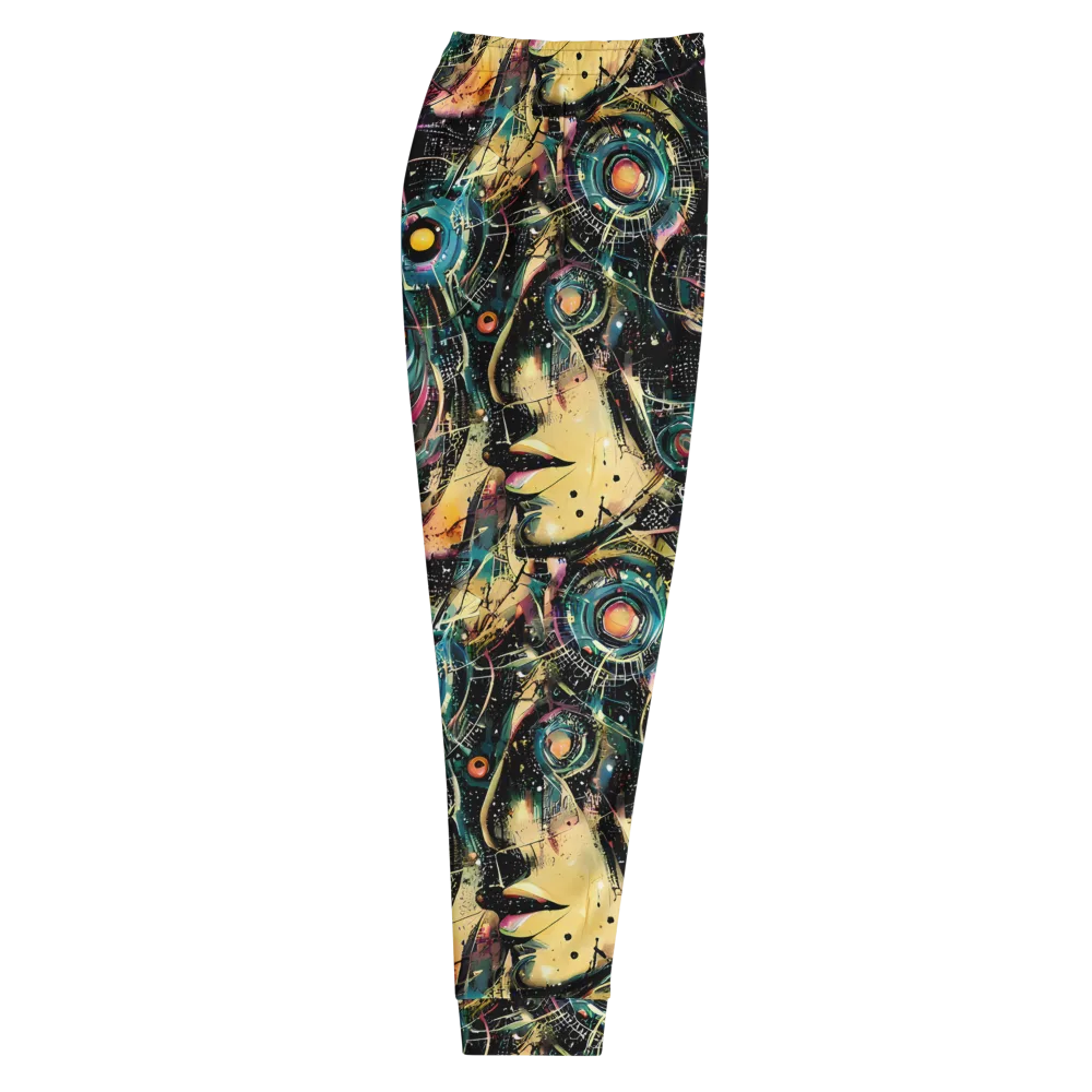 Celestial Echoes on Men's Joggers — Right