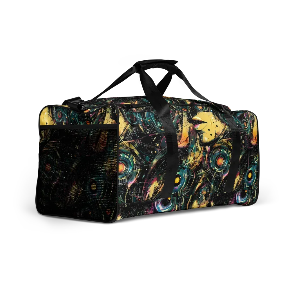 Celestial Echoes on Duffle Bag — Right Front