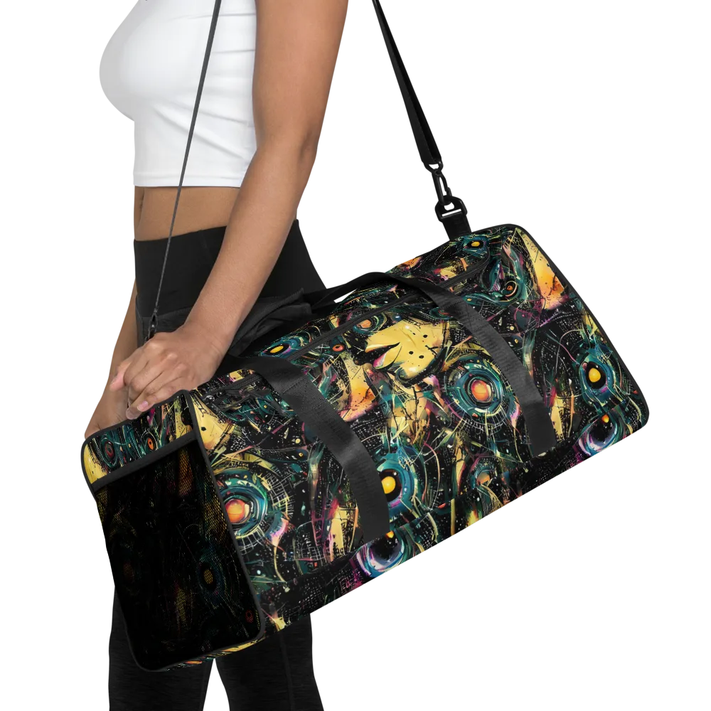 Celestial Echoes on Duffle Bag — Front