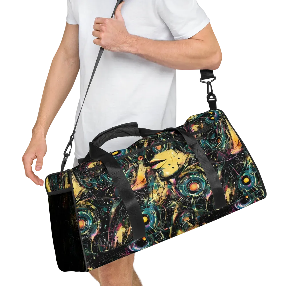 Celestial Echoes on Duffle Bag — Right Front