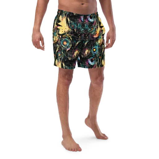 Celestial Echoes on a Swim Trunks