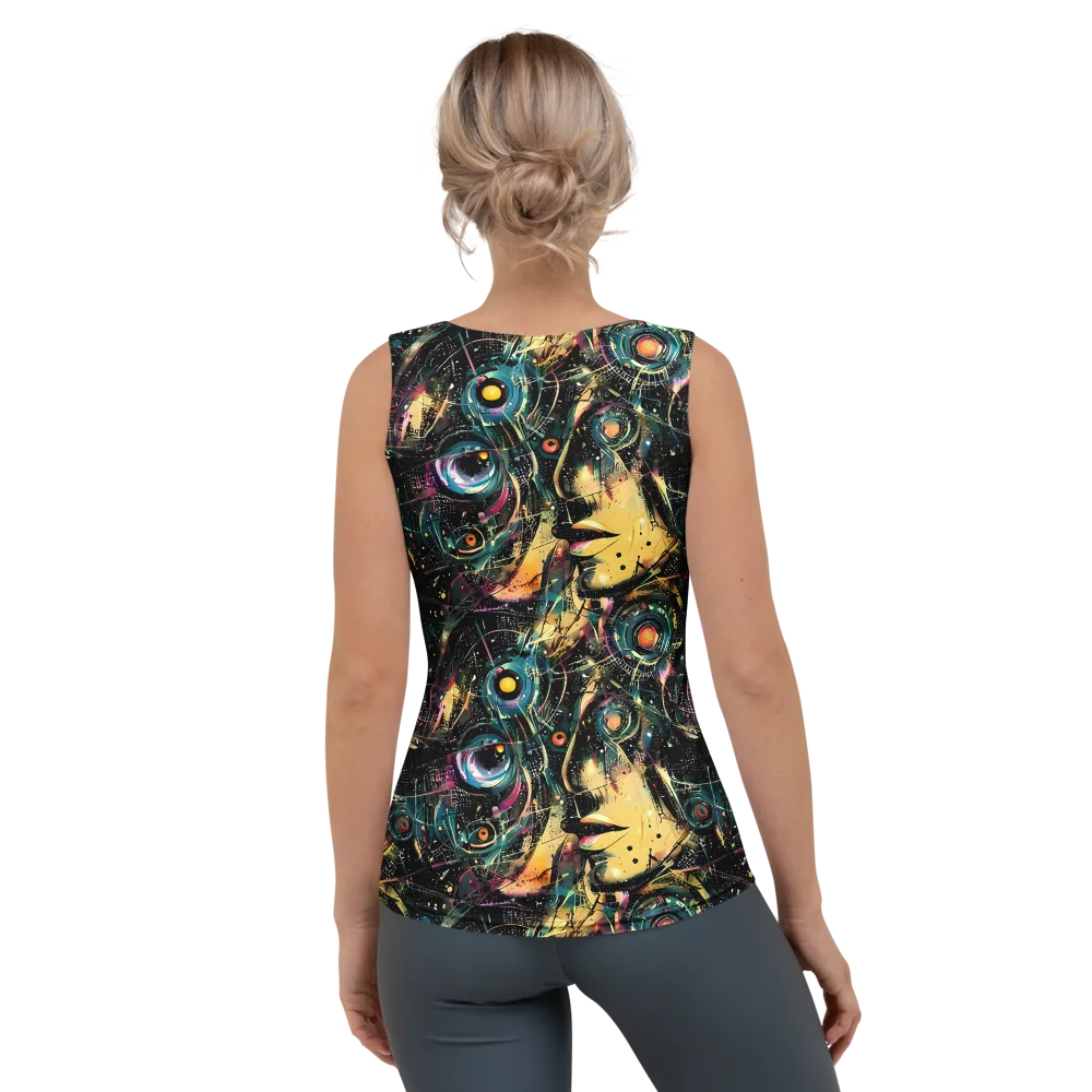 Celestial Echoes on Women's Tank Top — Back