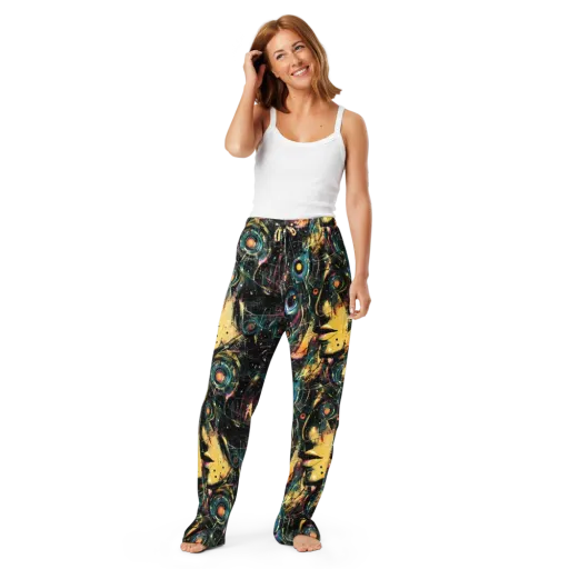 Celestial Echoes on a Women's Pajama Pants