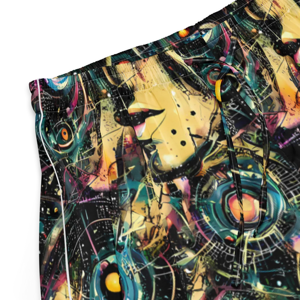 Celestial Echoes on Women's Pajama Shorts — Product details