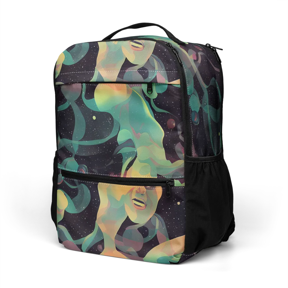 Astral Rhythms on Utility Backpack — Left Front