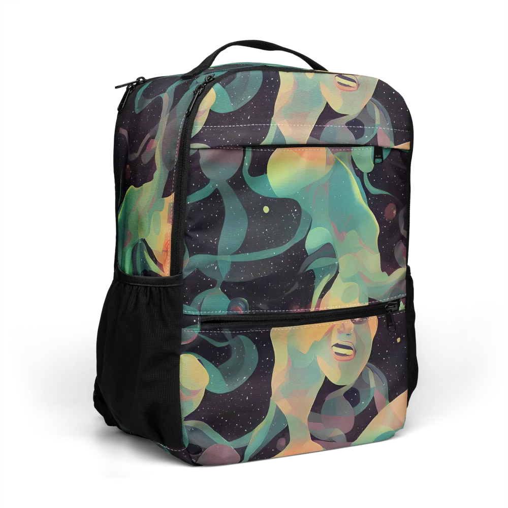 Astral Rhythms on Utility Backpack — Right Front