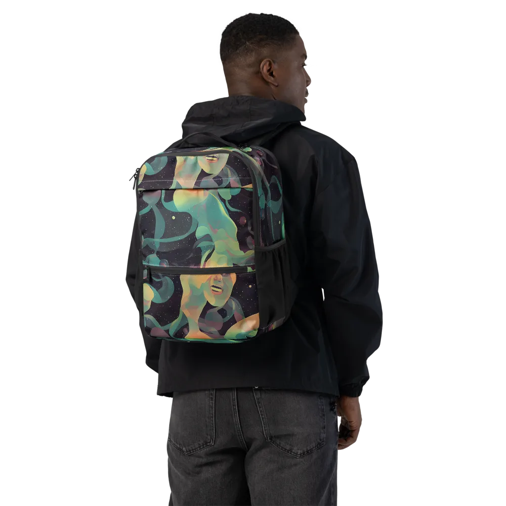 Astral Rhythms on Utility Backpack — Back