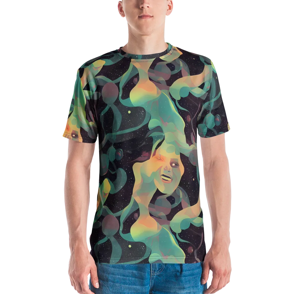 Astral Rhythms on Men's Crew Neck T-Shirt — Front