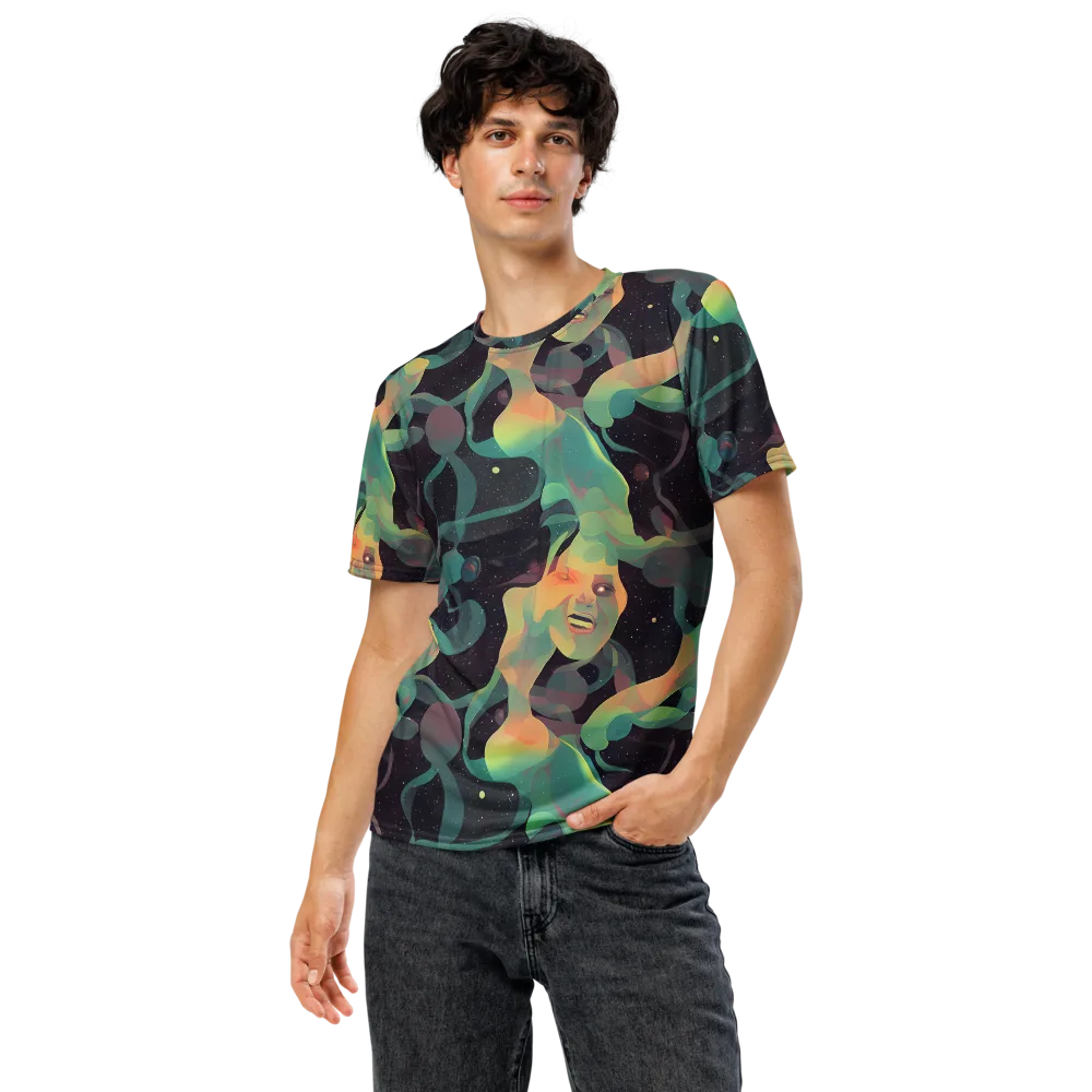 Astral Rhythms on Men's Crew Neck T-Shirt — Front