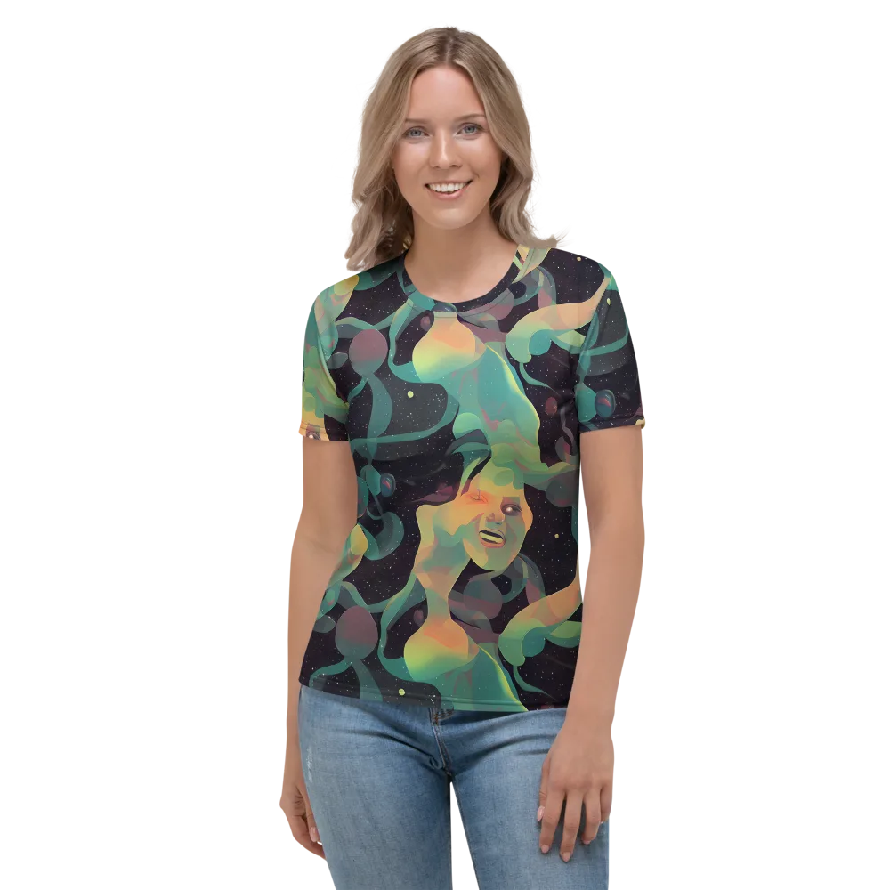 Astral Rhythms on Women's Crew Neck T-Shirt — Front