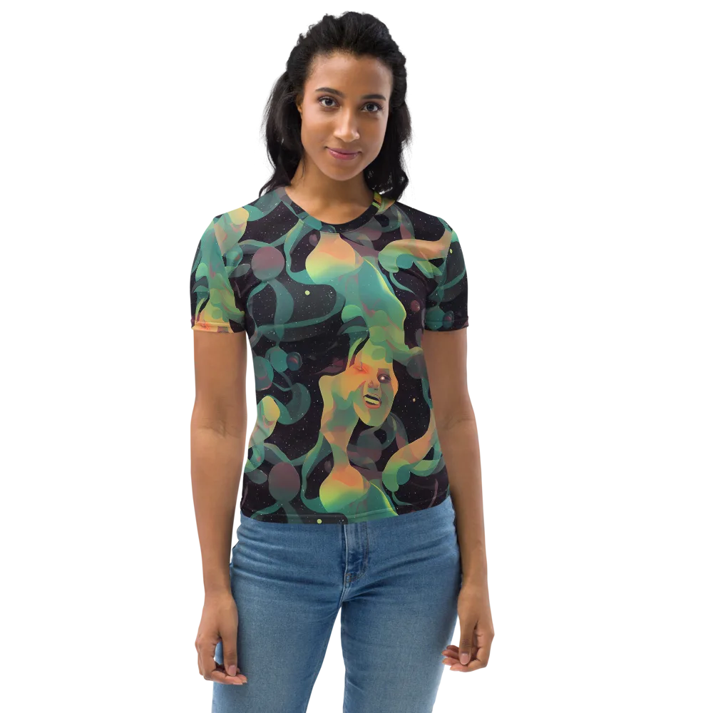 Astral Rhythms on Women's Crew Neck T-Shirt — Front