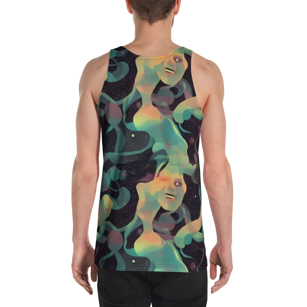 Astral Rhythms on Men's Tank Top — Back