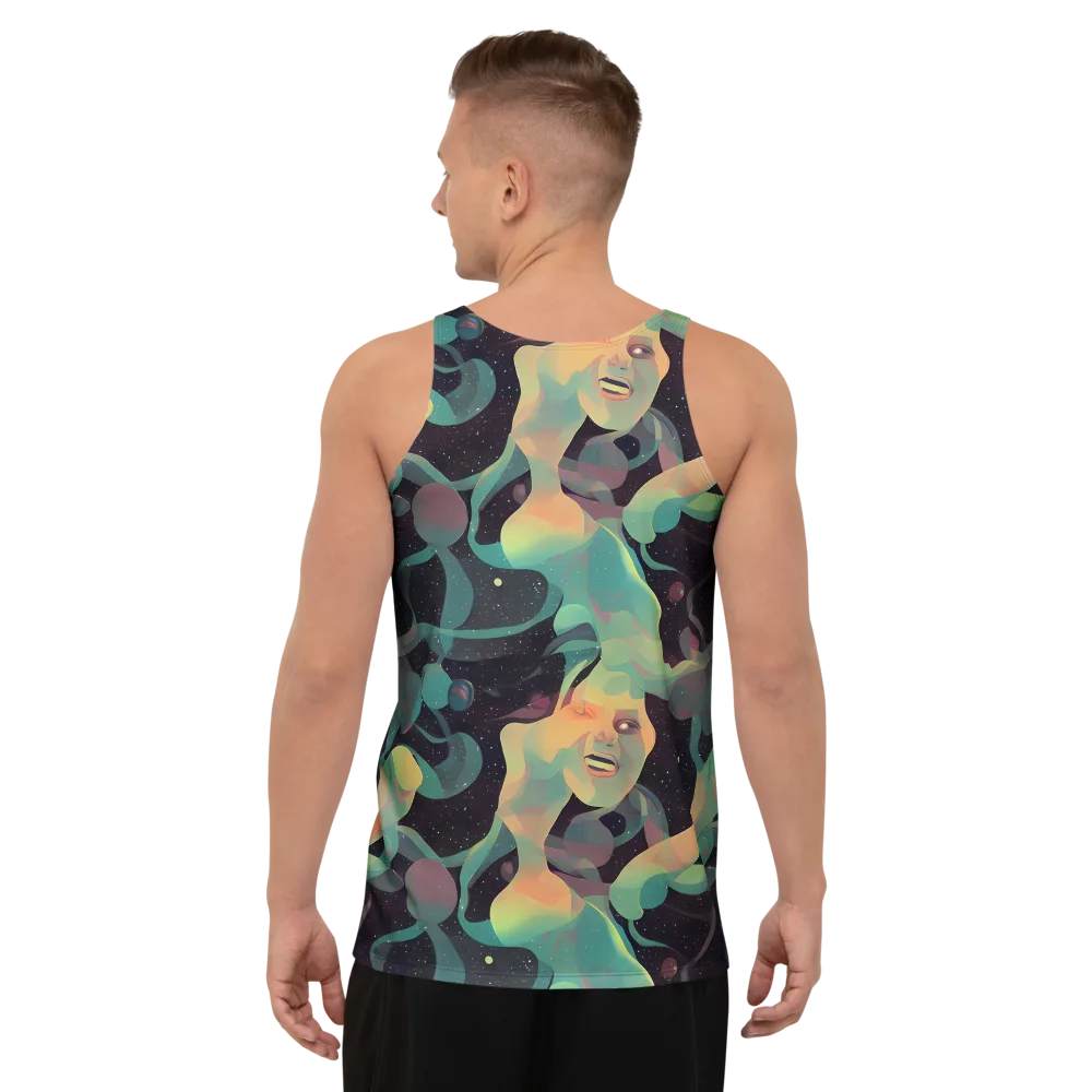 Astral Rhythms on Men's Tank Top — Back