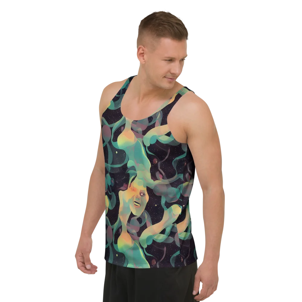 Astral Rhythms on Men's Tank Top — Left Front