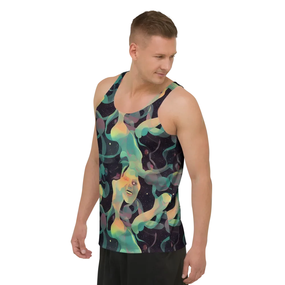 Astral Rhythms on Men's Tank Top — Left Front