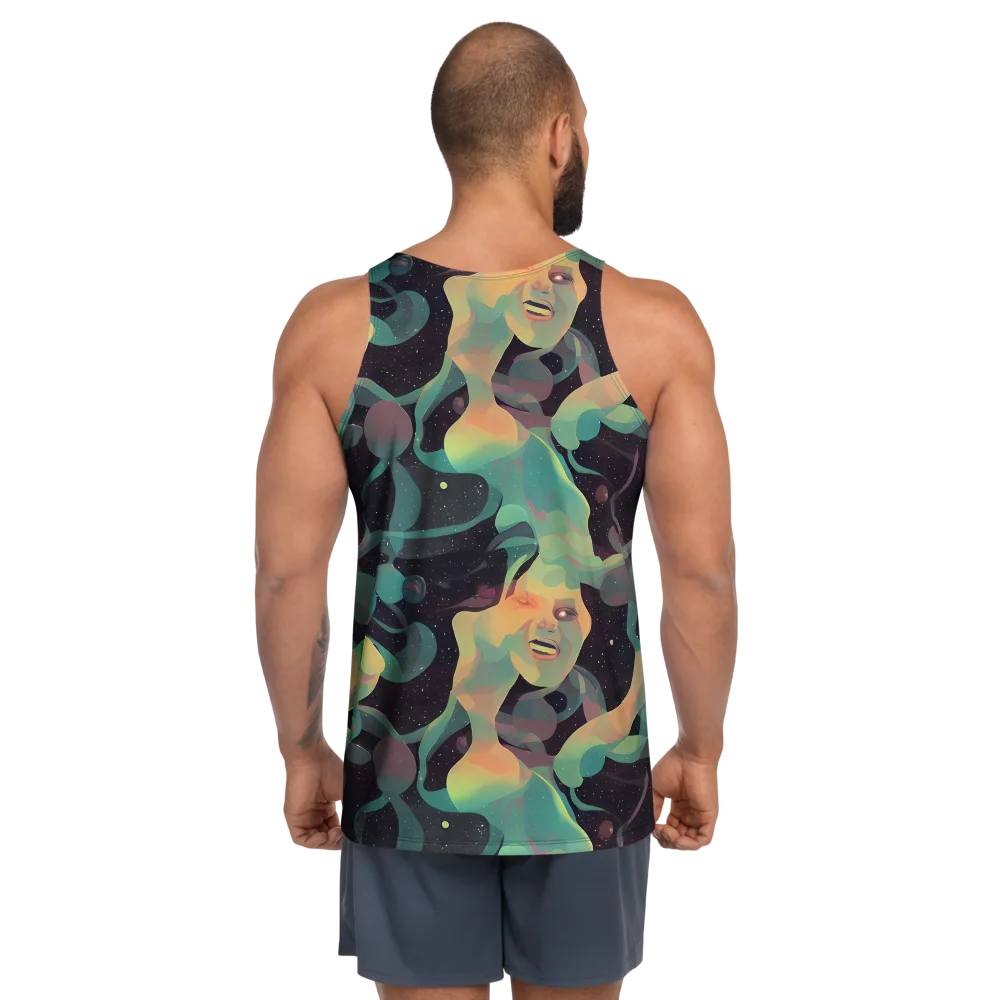 Astral Rhythms on Men's Tank Top — Back