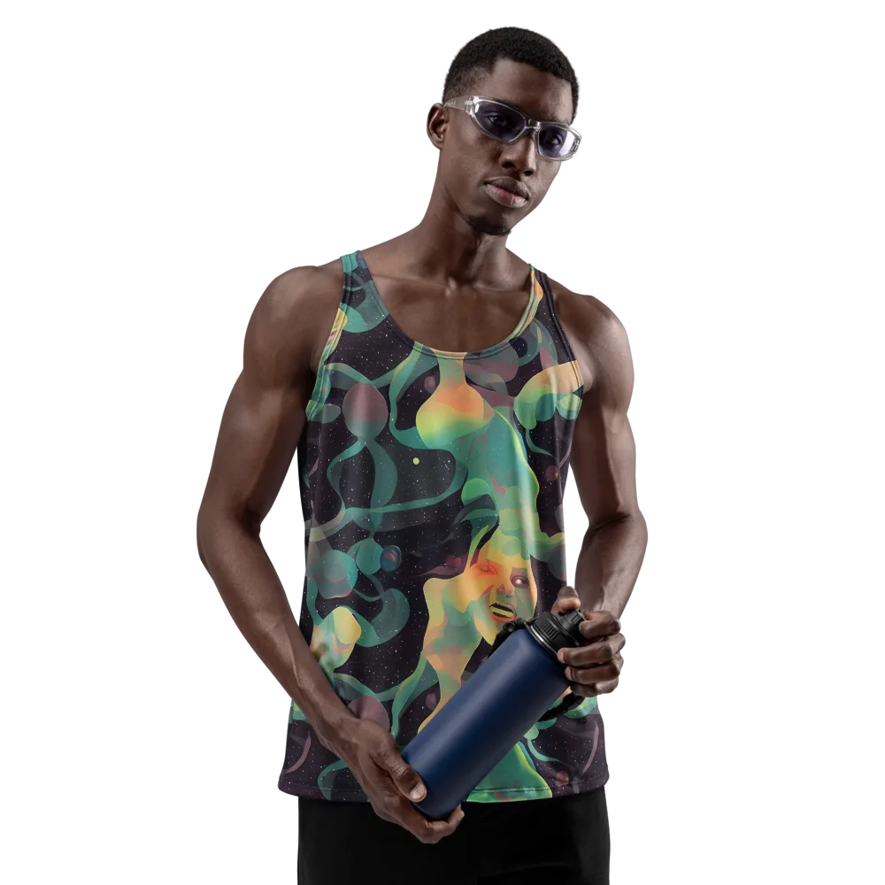 Astral Rhythms on Men's Tank Top — Front