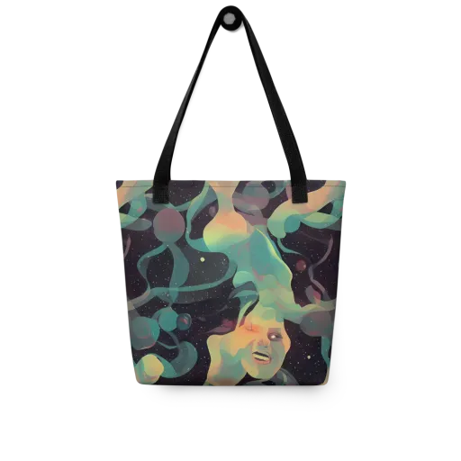 Astral Rhythms on a Tote Bag