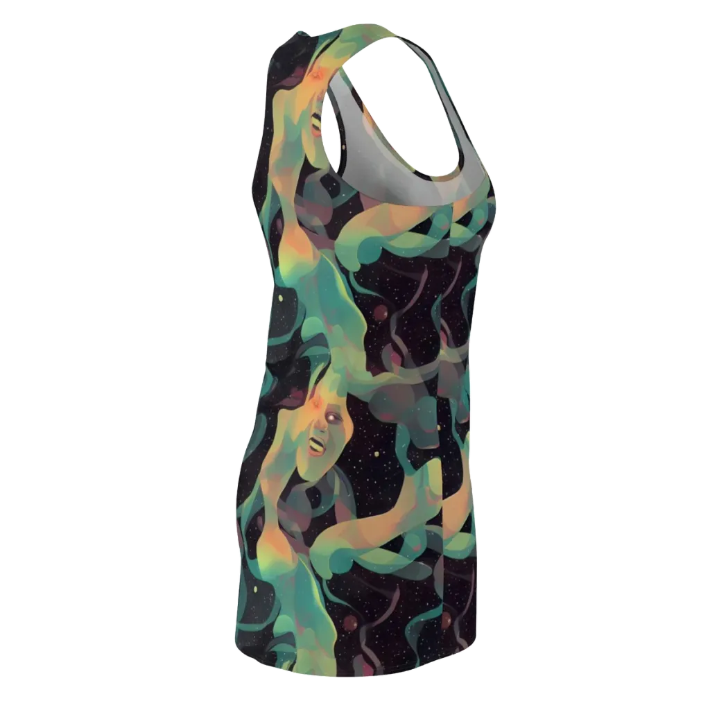 Astral Rhythms on Racerback Dress — Back Side