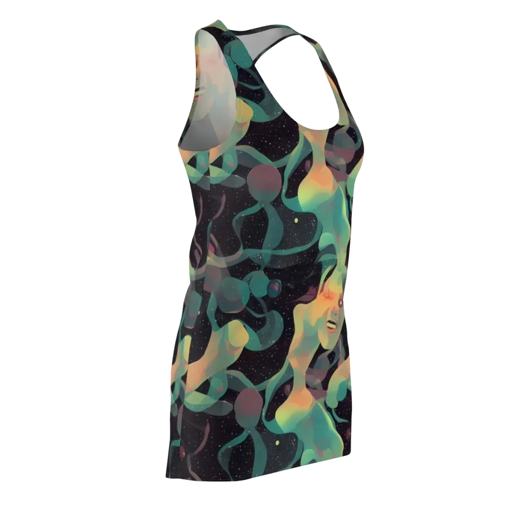 Astral Rhythms on Racerback Dress — Front Side