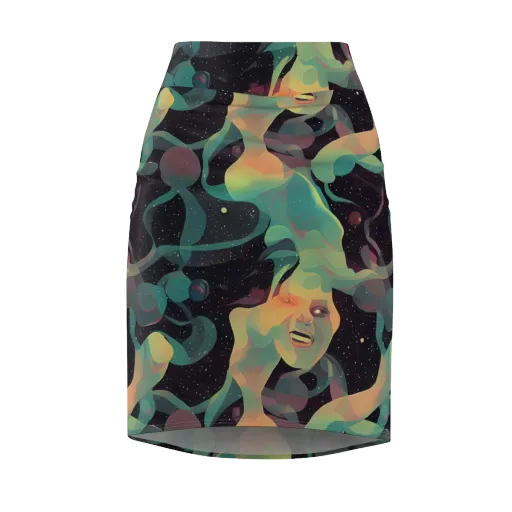 Astral Rhythms on a Pencil Skirt