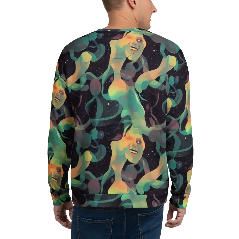 Astral Rhythms on Sweatshirt — Back