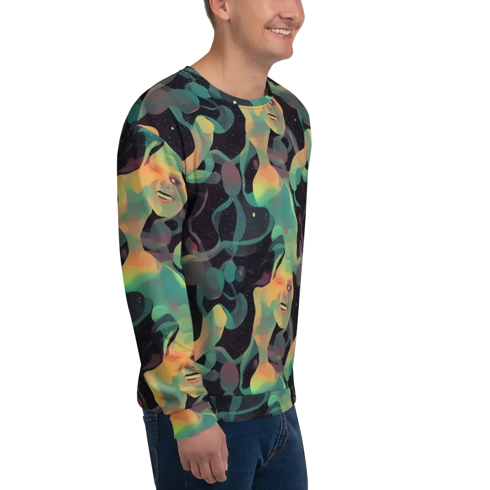 Astral Rhythms on Sweatshirt — Right Front