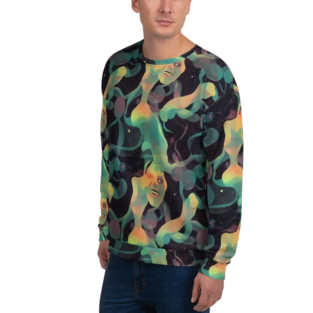 Astral Rhythms on Sweatshirt — Left Front