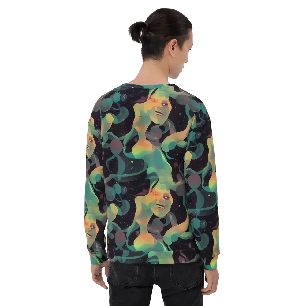 Astral Rhythms on Sweatshirt — Back
