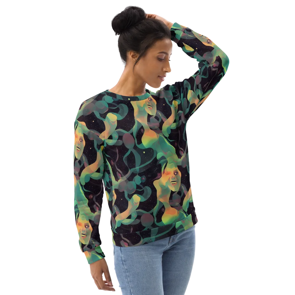 Astral Rhythms on Sweatshirt — Right Front