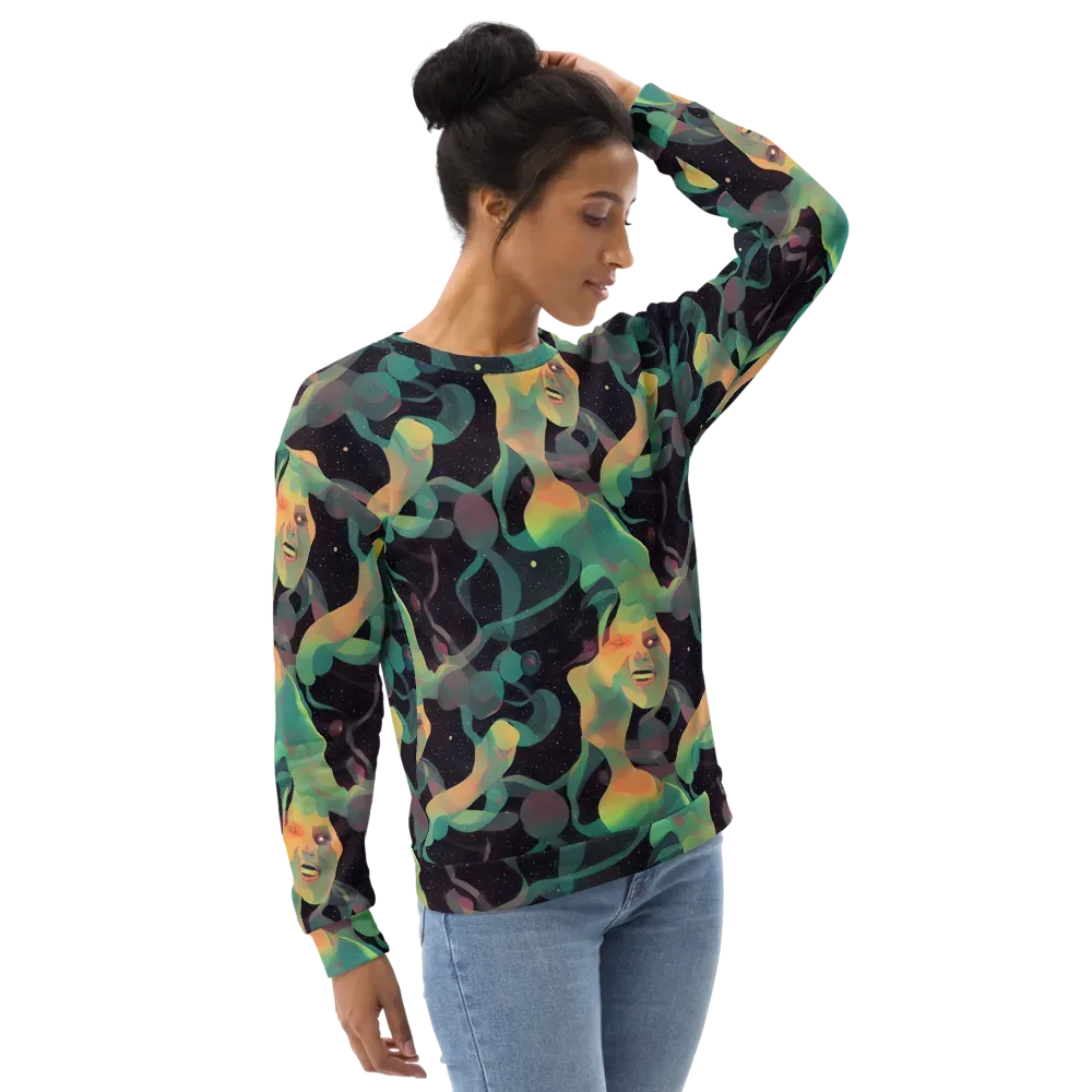 Astral Rhythms on Sweatshirt — Right Front