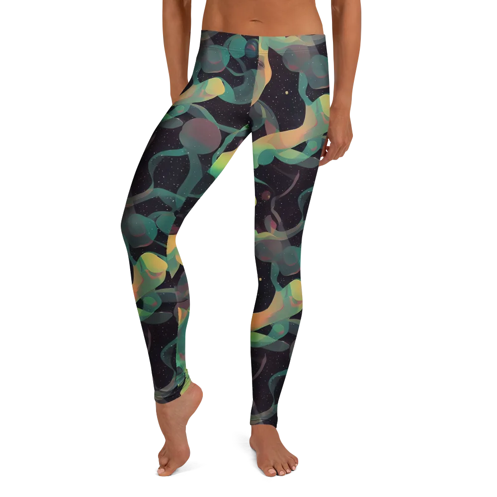 Astral Rhythms on Leggings — Front