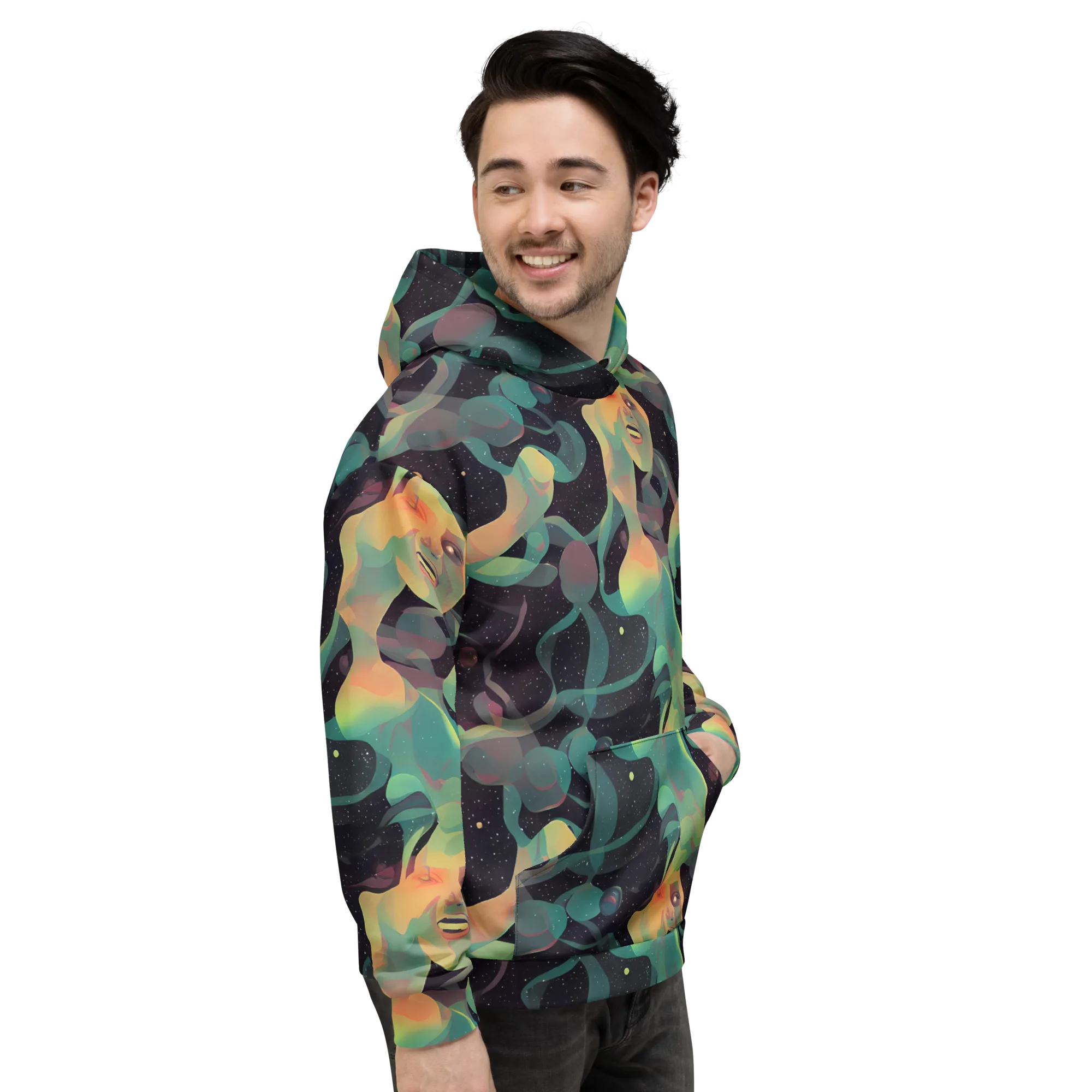 Astral Rhythms on Hoodie — Right