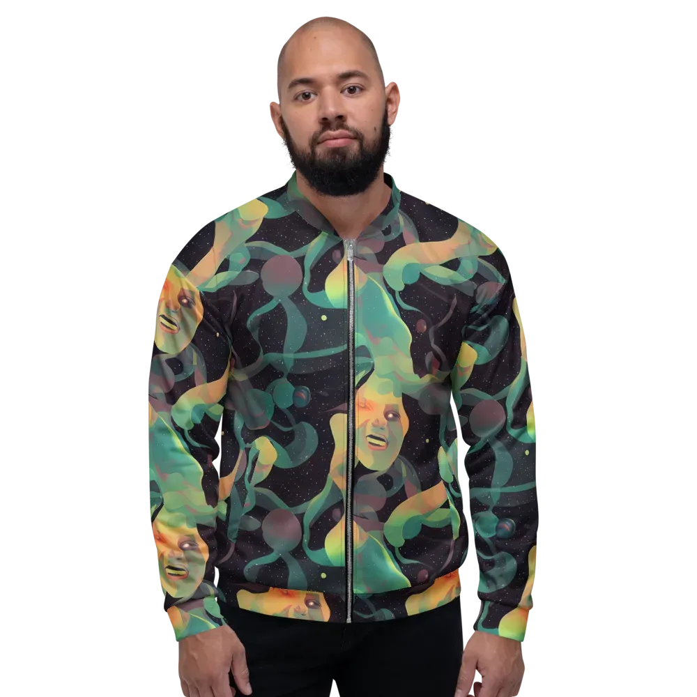 Astral Rhythms on Bomber Jacket — Front