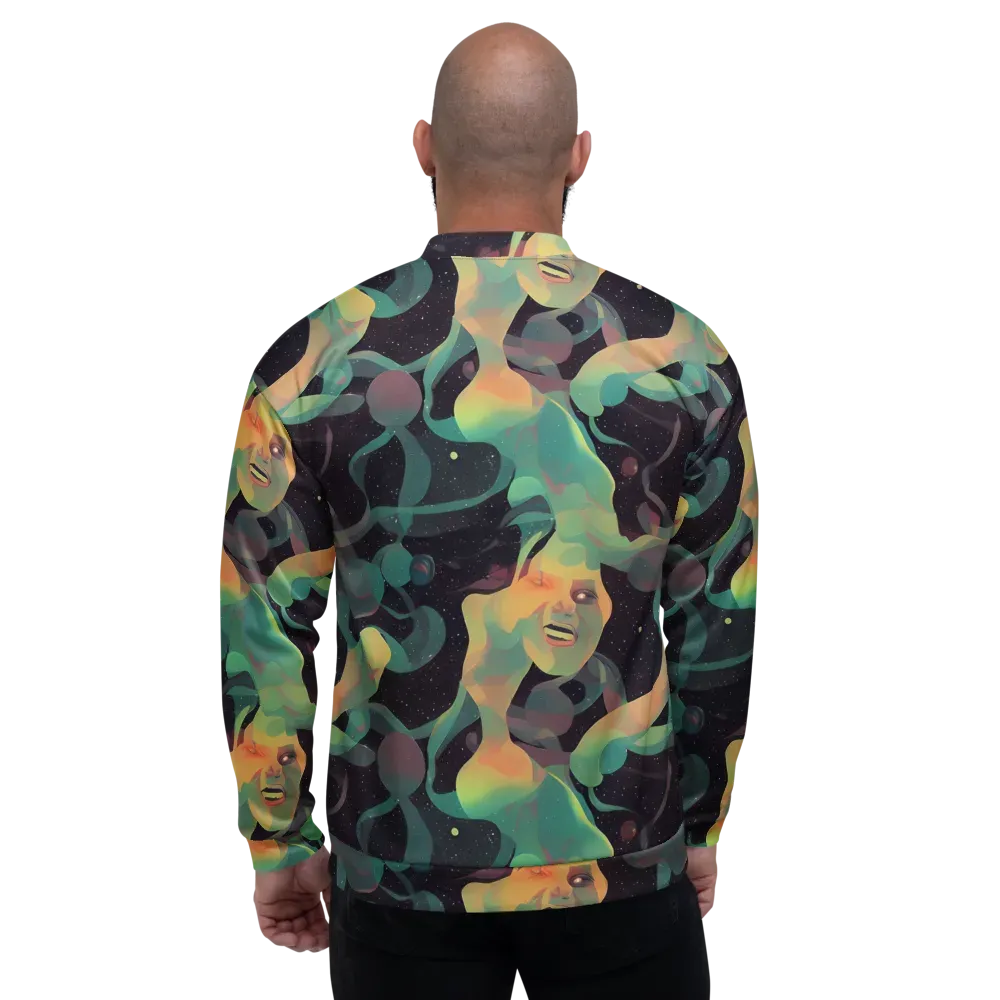 Astral Rhythms on Bomber Jacket — Back