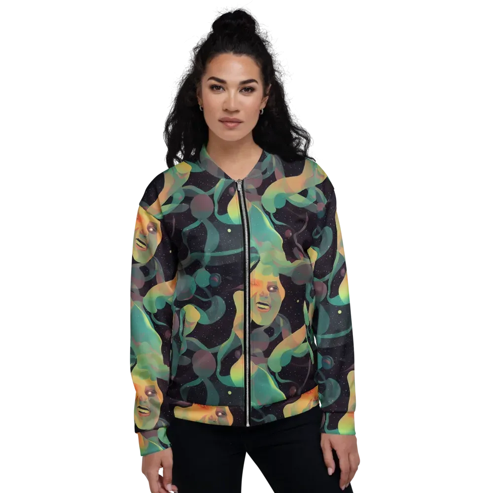 Astral Rhythms on Bomber Jacket — Front