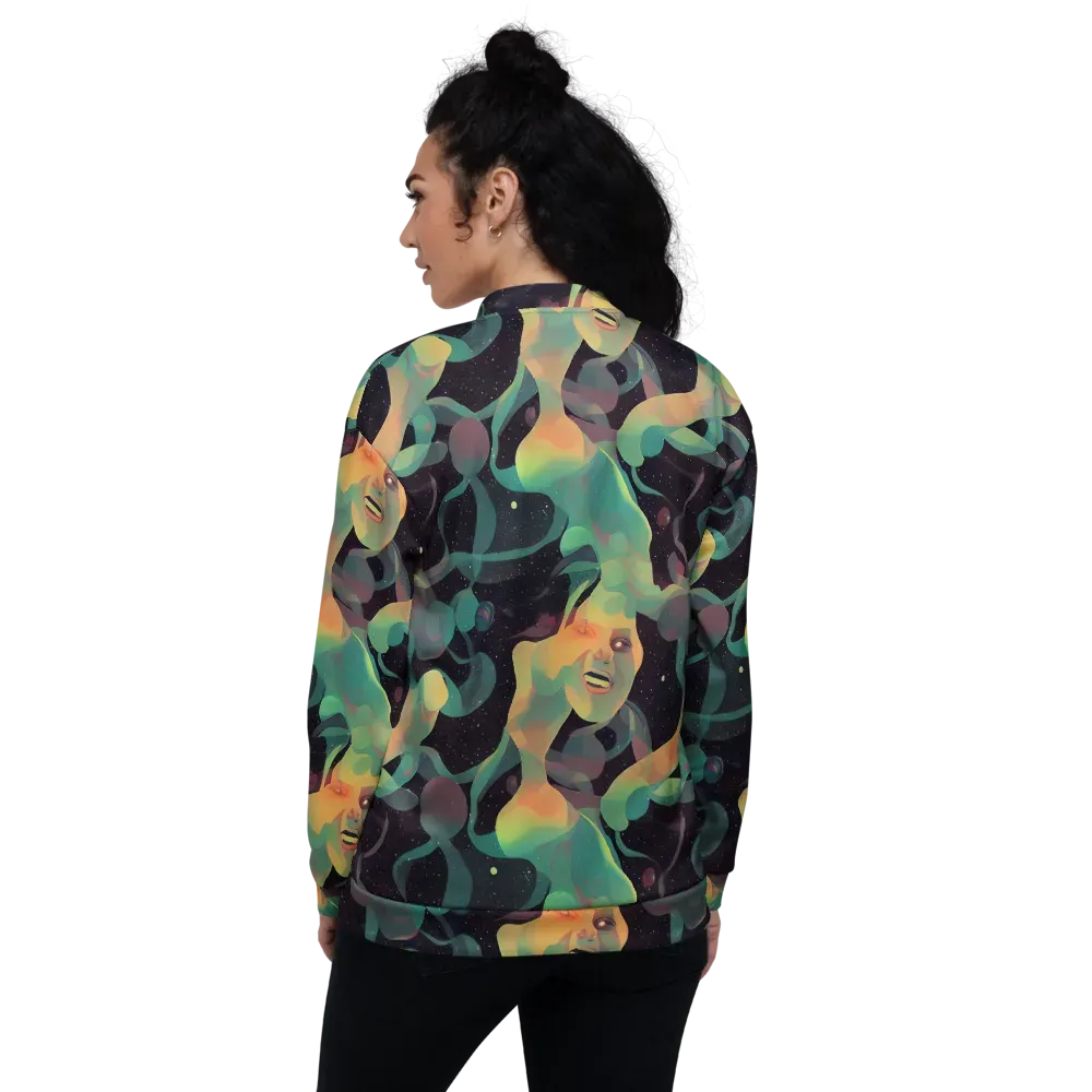 Astral Rhythms on Bomber Jacket — Back