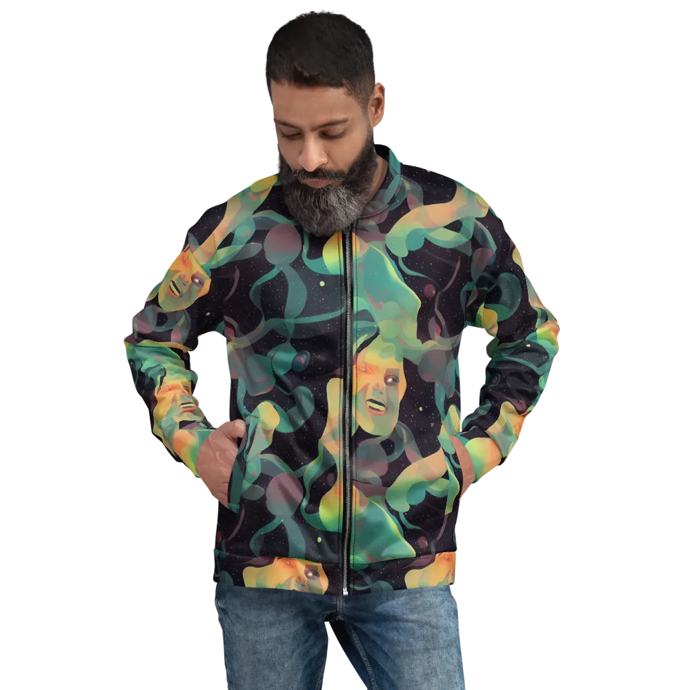 Astral Rhythms on Bomber Jacket — Front