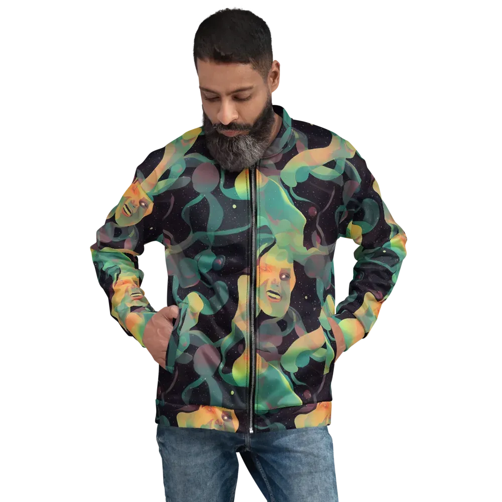 Astral Rhythms on Bomber Jacket — Front
