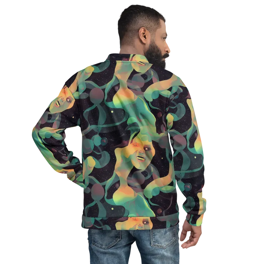 Astral Rhythms on Bomber Jacket — Back