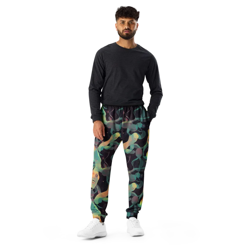 Astral Rhythms on Men's Joggers — Front
