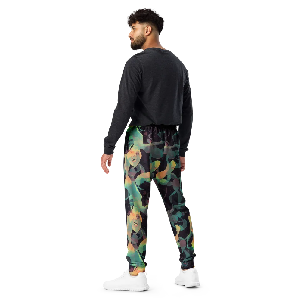 Astral Rhythms on Men's Joggers — Back