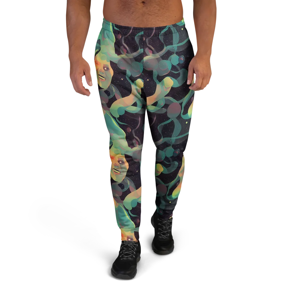 Astral Rhythms on Men's Joggers — Front