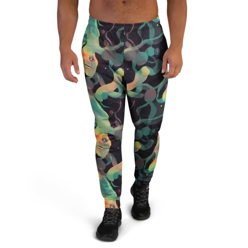Astral Rhythms on a Men's Joggers